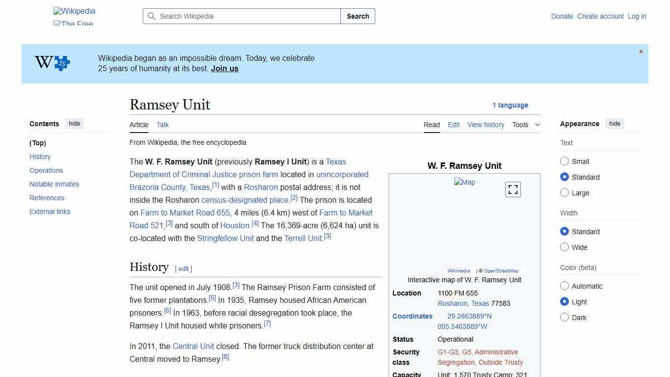 Ramsey Unit - Wikipedia